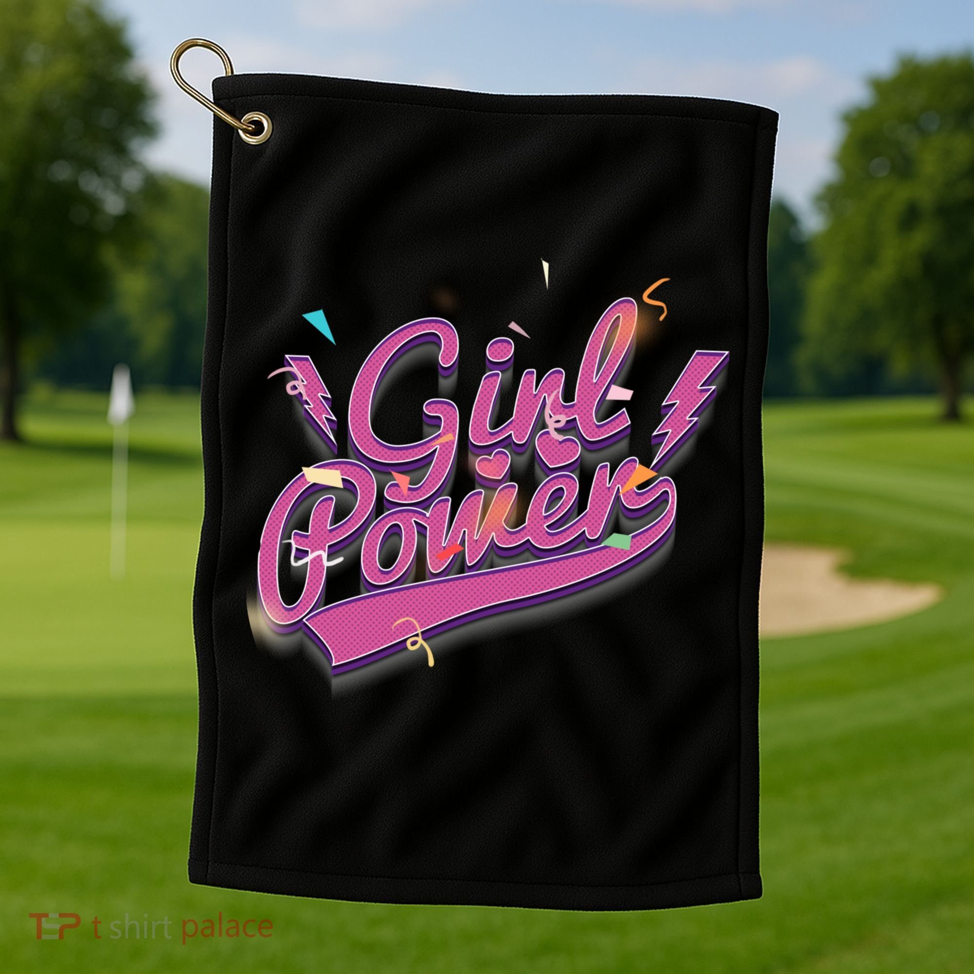 Girl Power Women’ Rights Golf Towel