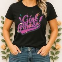 Girl Power Women’ Rights Women's T-Shirt thumb 2