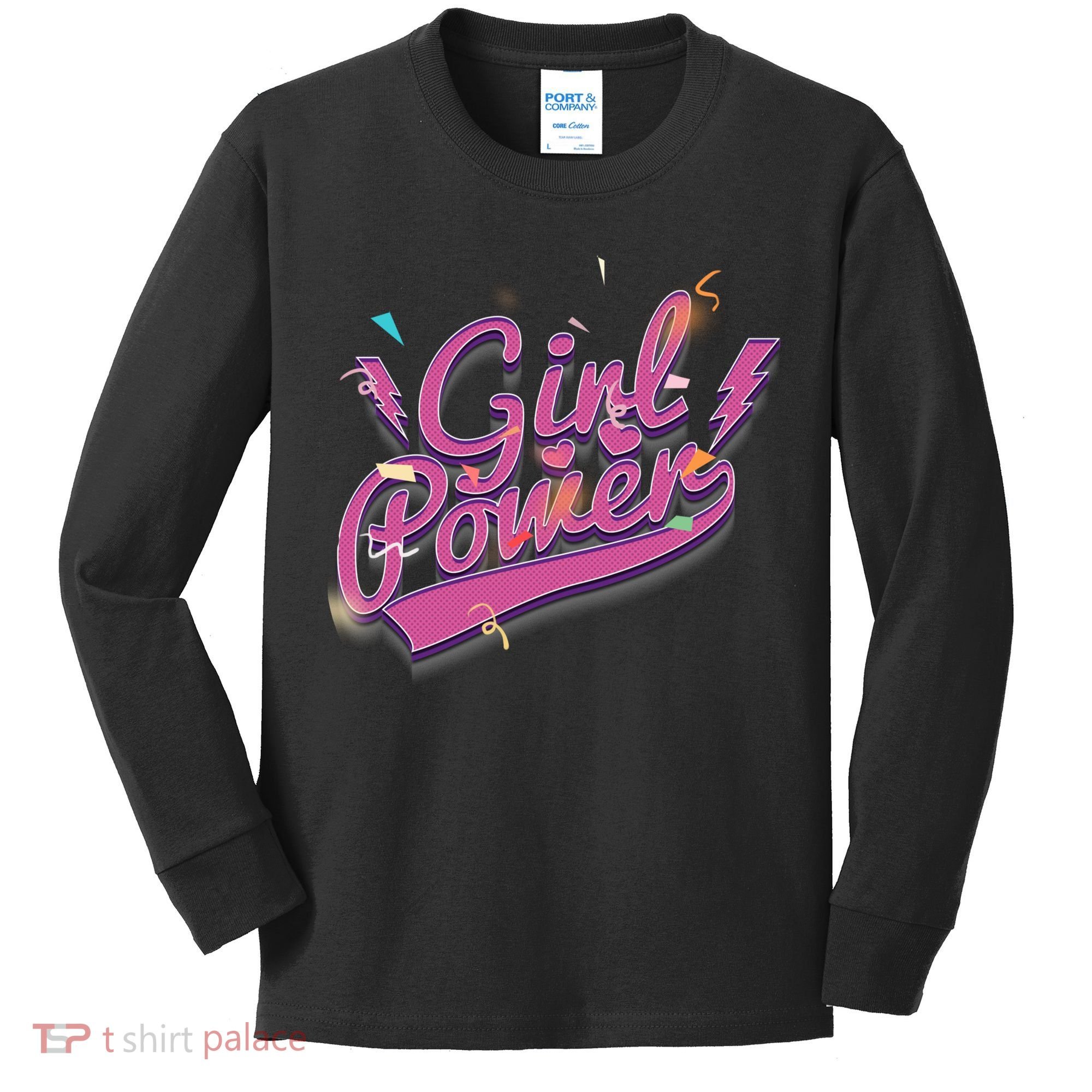 Girl Power Women’ Rights Kids Long Sleeve Shirt