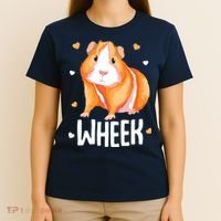 Guinea Pig Wheek Kids Girl Women T-Shirt thumb 4