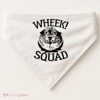 Guinea Pigs Wheek Squad Cute Funny Guinea Pig Shirts USA-Made Doggie Bandana thumb 0