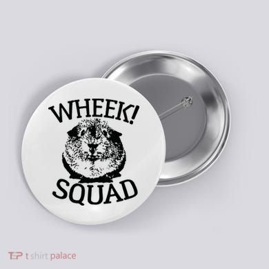 Guinea Pigs Wheek Squad Cute Funny Guinea Pig Shirts Button