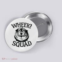 Guinea Pigs Wheek Squad Cute Funny Guinea Pig Shirts Button thumb 0