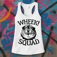 Guinea Pigs Wheek Squad Cute Funny Guinea Pig Shirts Women's Tank Top thumb 3