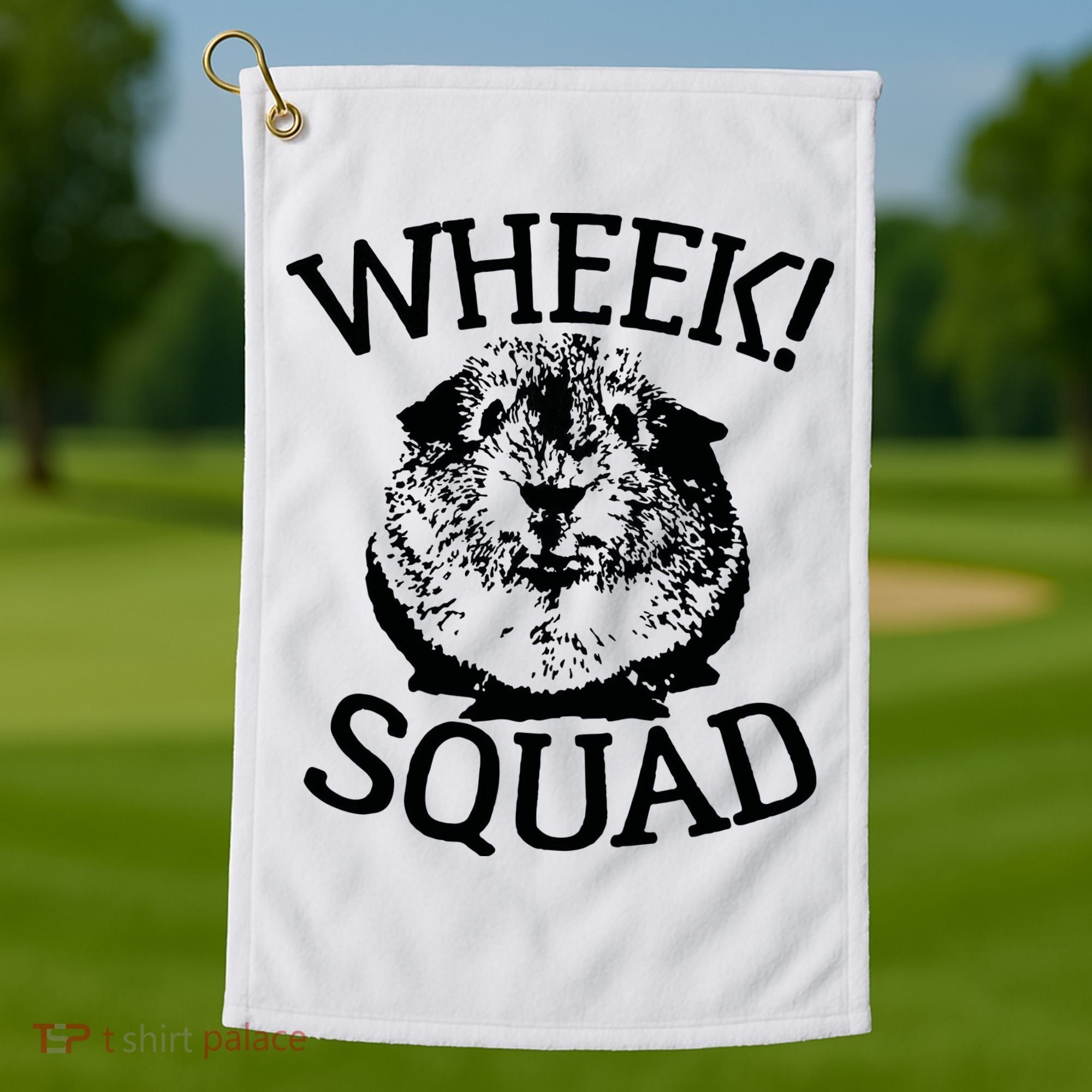 Guinea Pigs Wheek Squad Cute Funny Guinea Pig Shirts Golf Towel