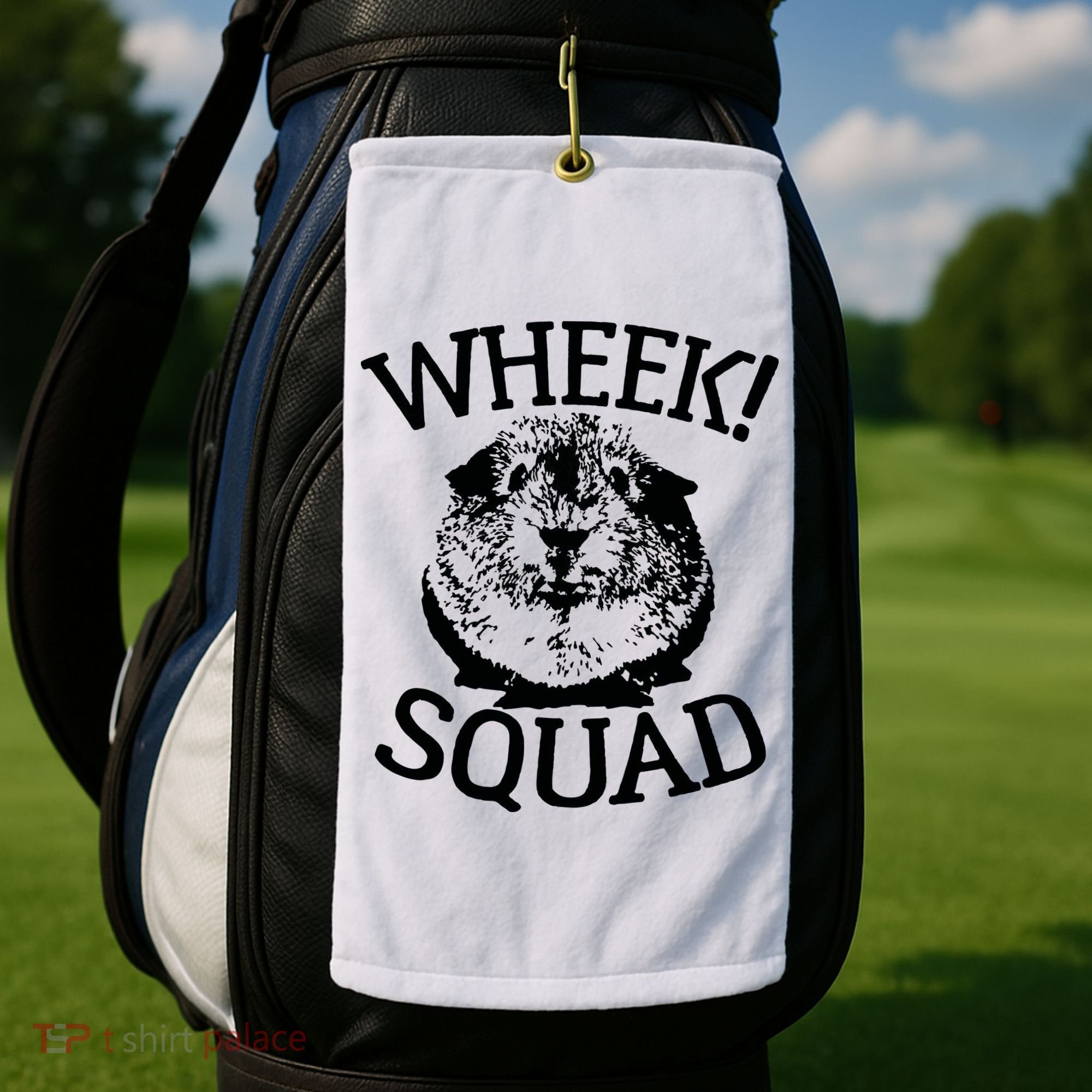 Guinea Pigs Wheek Squad Cute Funny Guinea Pig Shirts Golf Towel