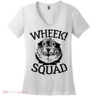 Guinea Pigs Wheek Squad Cute Funny Guinea Pig Shirts Women's V-Neck T-Shirt thumb 0