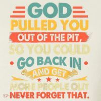 God Pulled You Out Of The Pit Sober Sobriety Addiction Visor thumb 3