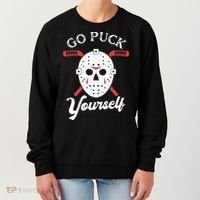 Go Puck Yourself Funny Hockey Women's Sweatshirt thumb 0