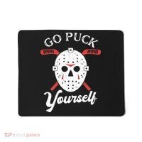 Go Puck Yourself Funny Hockey Mousepad thumb 0