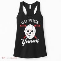 Go Puck Yourself Funny Hockey Women's Tank Top thumb 0