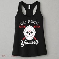 Go Puck Yourself Funny Hockey Women's Tank Top thumb 3
