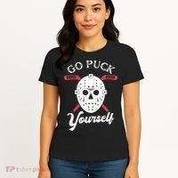 Go Puck Yourself Funny Hockey Women's T-Shirt thumb 4