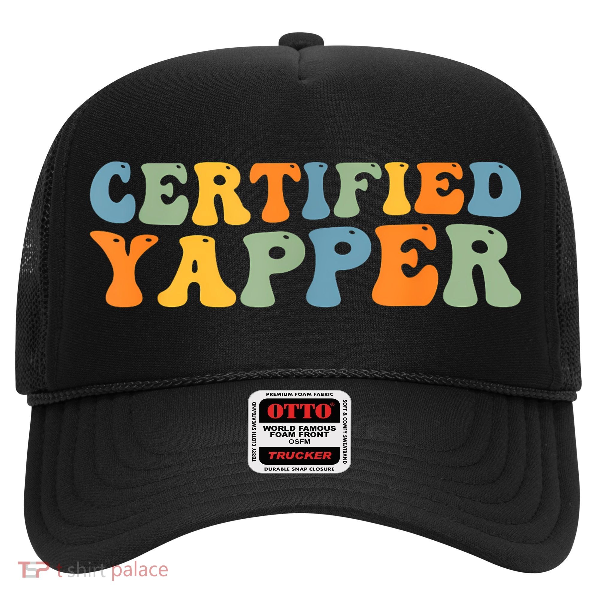 Groovy Professional Yapper Funny Joke For Certified Yapper Hat
