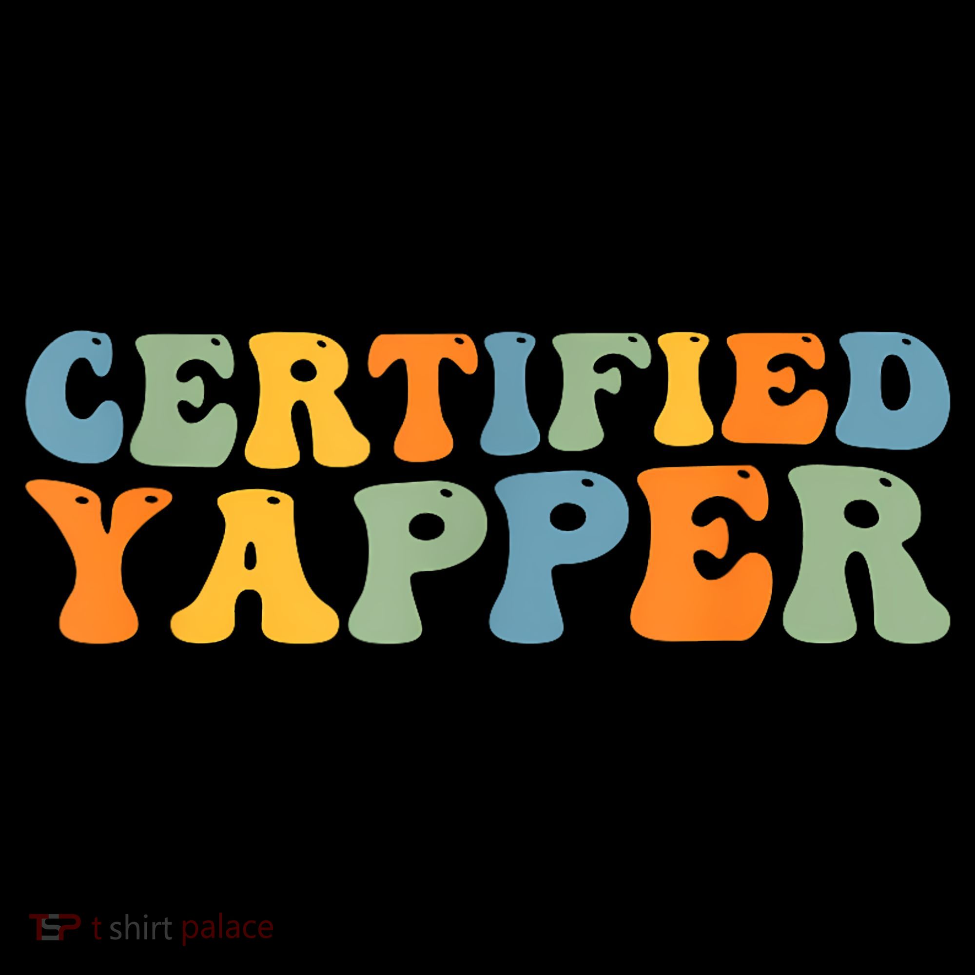 Groovy Professional Yapper Funny Joke For Certified Yapper Visor