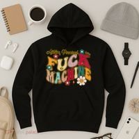 Groovy Quotes Autism Powered Fuck Machine Funny Hoodie thumb 3