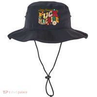 Groovy Quotes Autism Powered Fuck Machine Funny Bucket Hat thumb 0