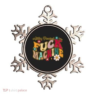 Groovy Quotes Autism Powered Fuck Machine Funny Ornament