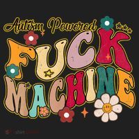 Groovy Quotes Autism Powered Fuck Machine Funny Hat thumb 2