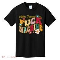 Groovy Quotes Autism Powered Fuck Machine Funny Kids T-Shirt thumb 0