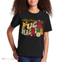 Groovy Quotes Autism Powered Fuck Machine Funny Kids T-Shirt thumb 2