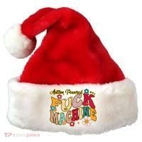 Groovy Quotes Autism Powered Fuck Machine Funny Santa Hat thumb 0