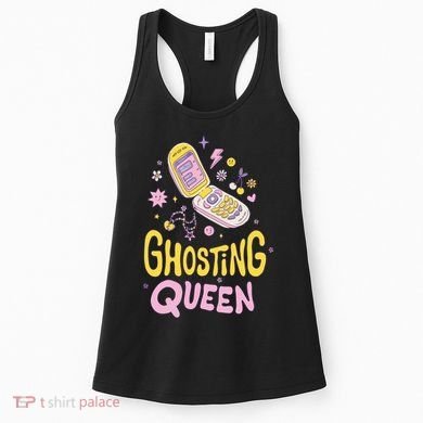Ghosting Queen Cellphone Women's Tank Top