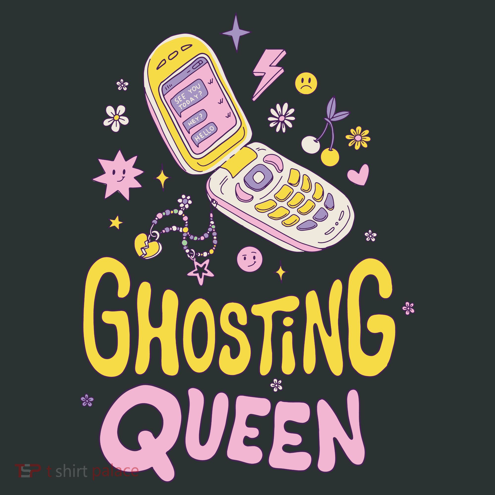 Ghosting Queen Cellphone T-Shirt