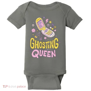 Ghosting Queen Cellphone Baby Bodysuit