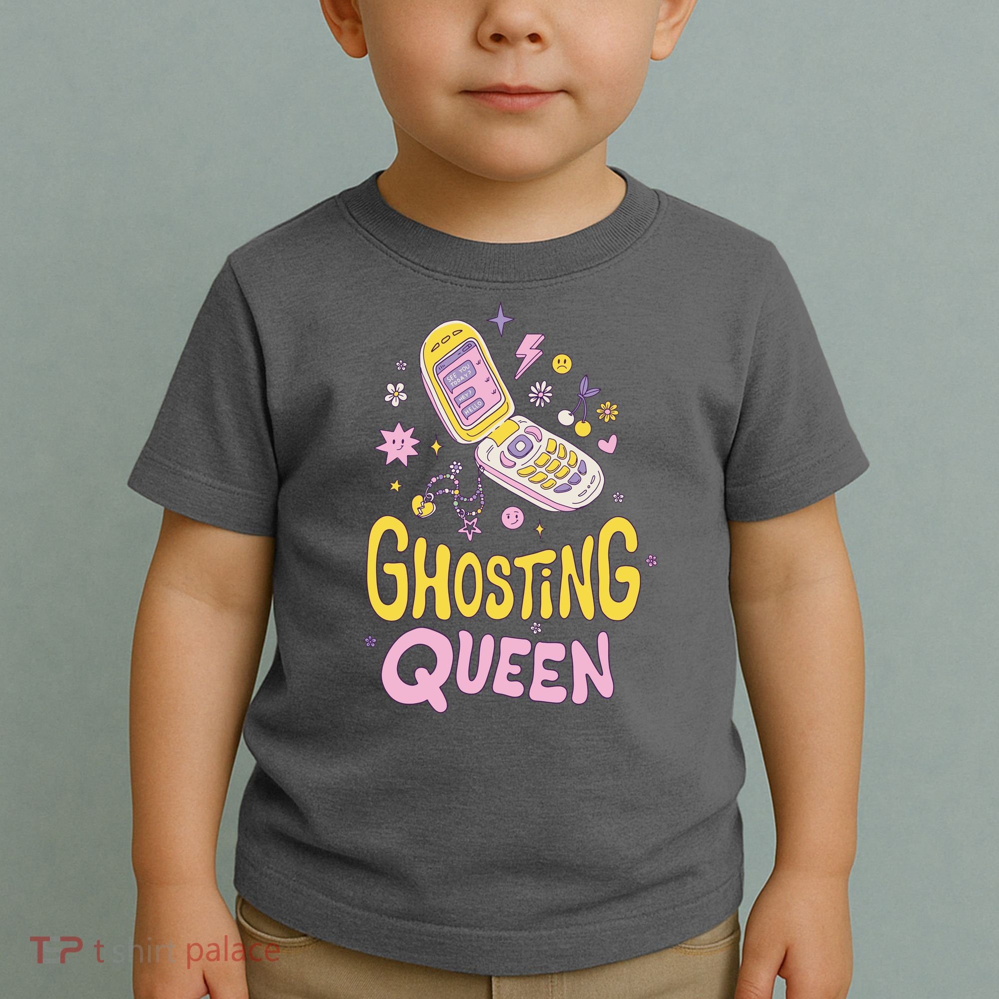 Ghosting Queen Cellphone Toddler T-Shirt