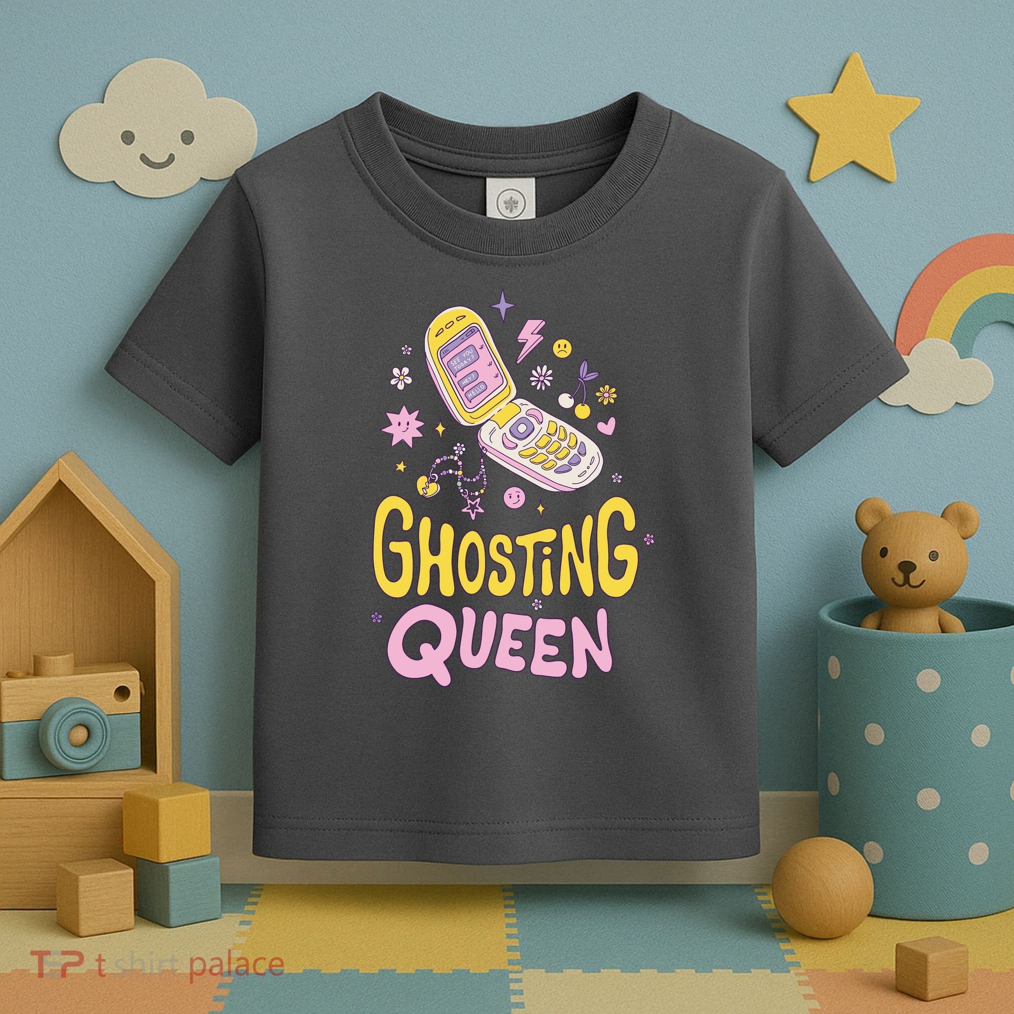 Ghosting Queen Cellphone Toddler T-Shirt