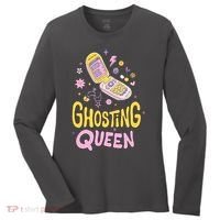 Ghosting Queen Cellphone Women's Long Sleeve Shirt thumb 0