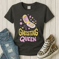 Ghosting Queen Cellphone Women's T-Shirt thumb 3
