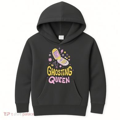 Ghosting Queen Cellphone Kids Hoodie