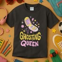 Ghosting Queen Cellphone Kids T-Shirt thumb 3