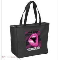 Gossip Queen With Liquor Lips Tote Bag thumb 2