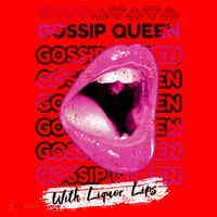 Gossip Queen With Liquor Lips Santa Hat thumb 1