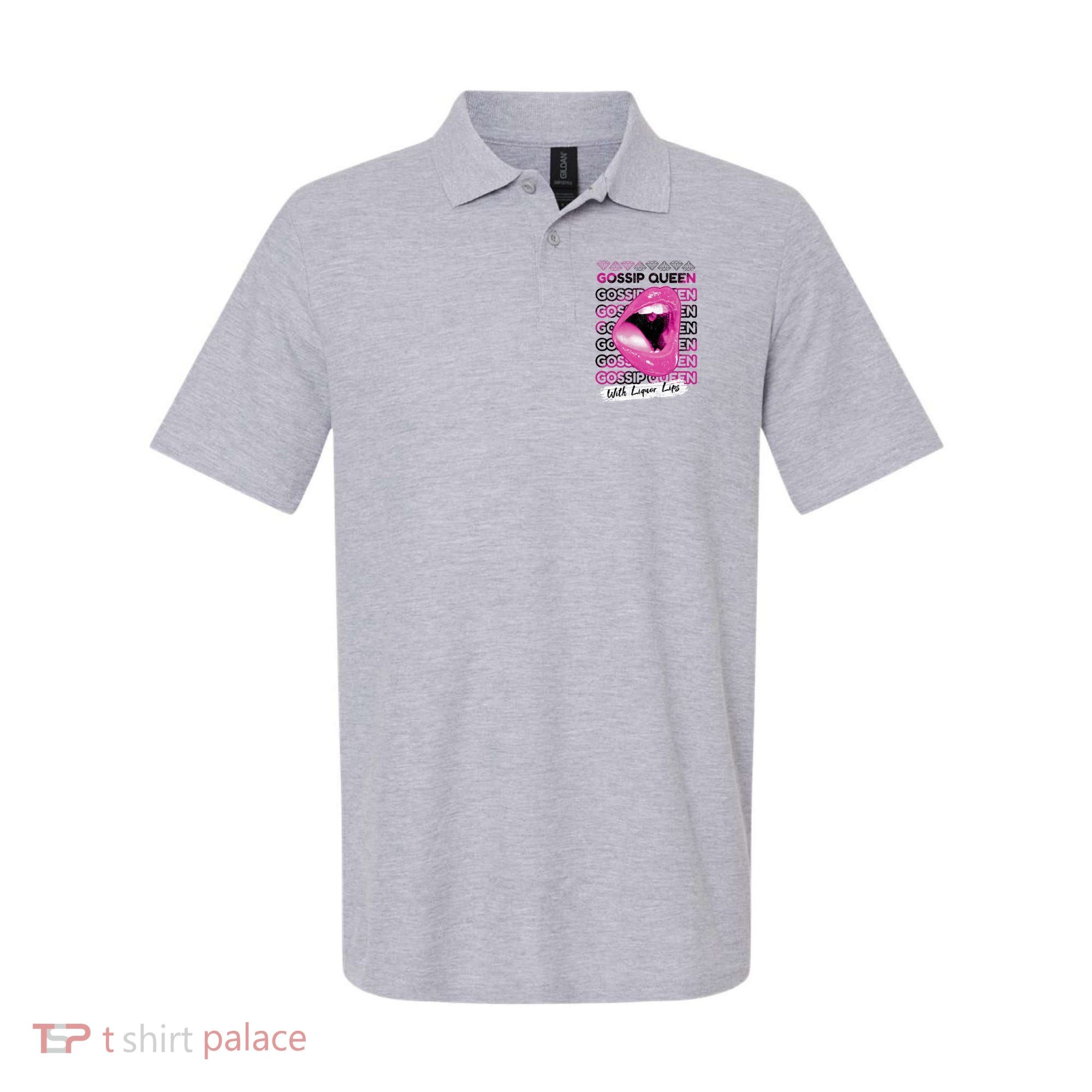 Gossip Queen With Liquor Lips Polo