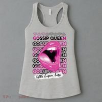 Gossip Queen With Liquor Lips Women's Tank Top thumb 3