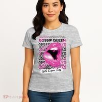 Gossip Queen With Liquor Lips Women's T-Shirt thumb 4