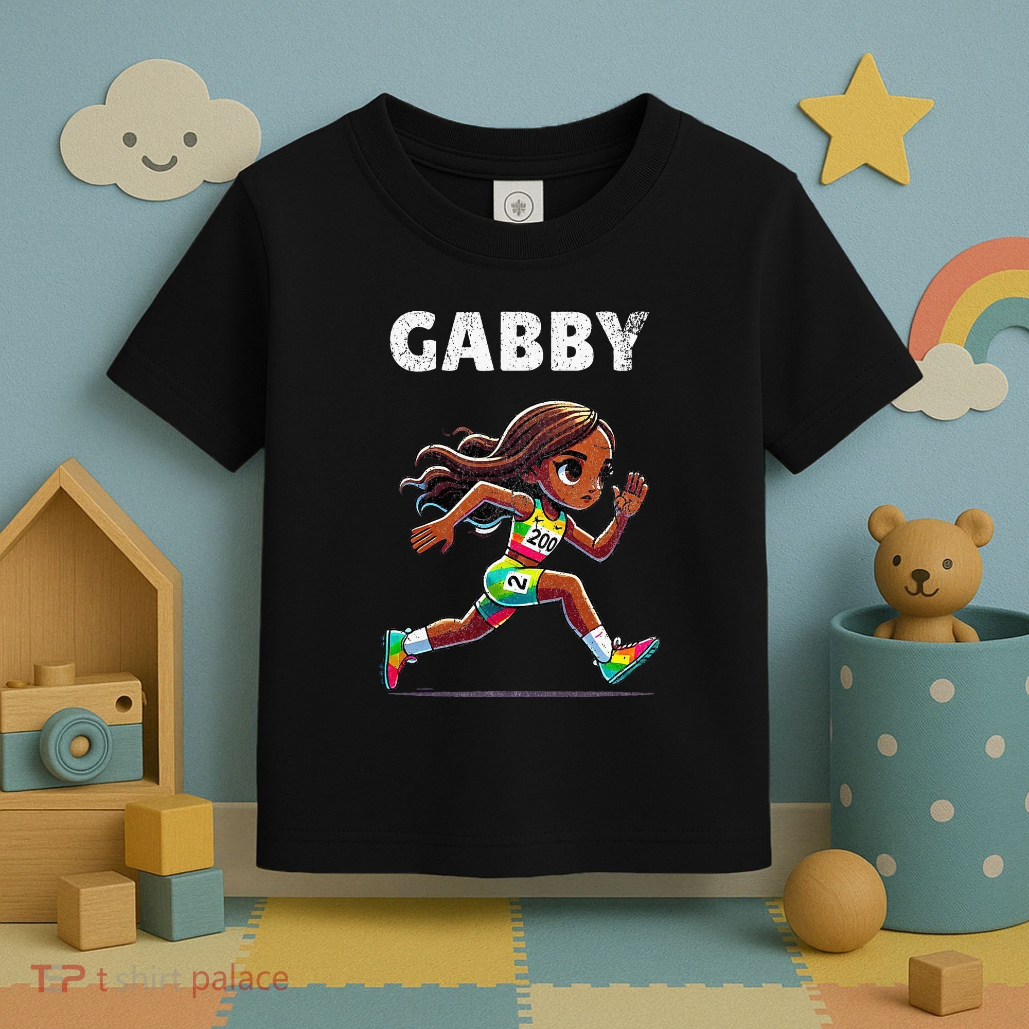 Gabby Running 200 Meter Toddler T-Shirt