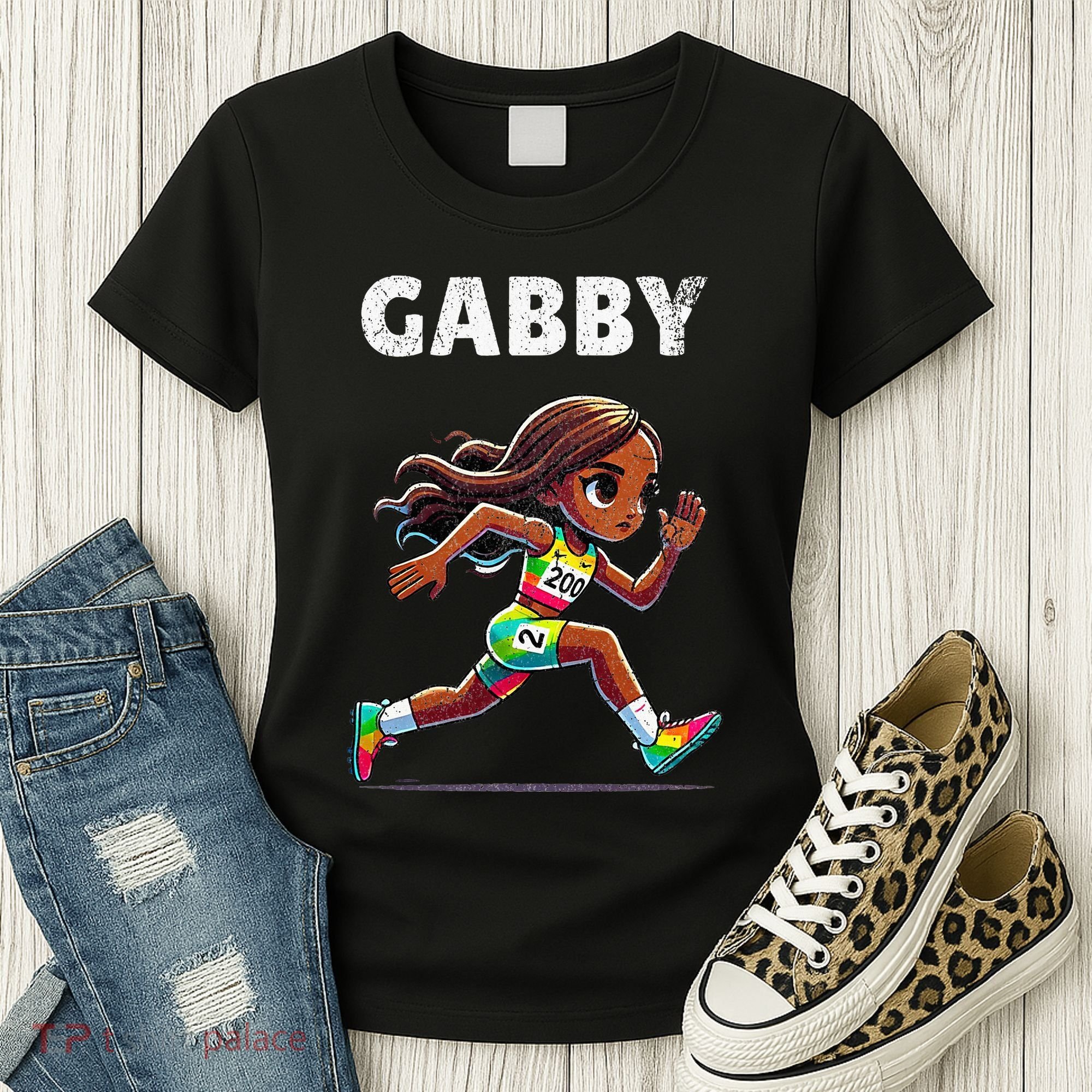 Gabby Running 200 Meter Women's T-Shirt
