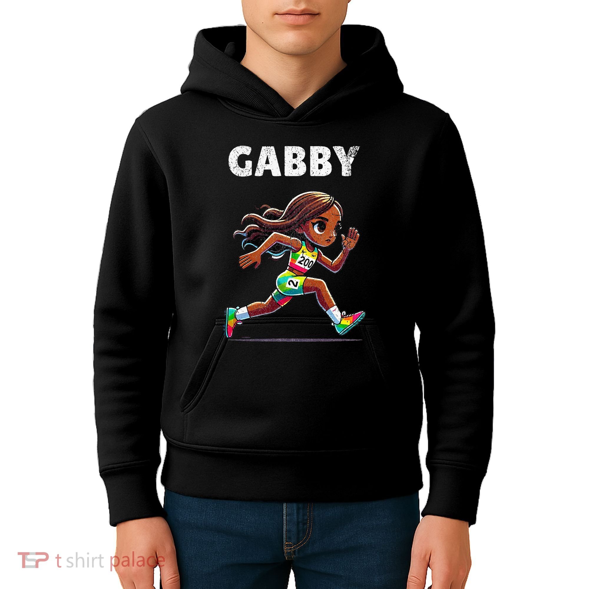 Gabby Running 200 Meter Kids Hoodie