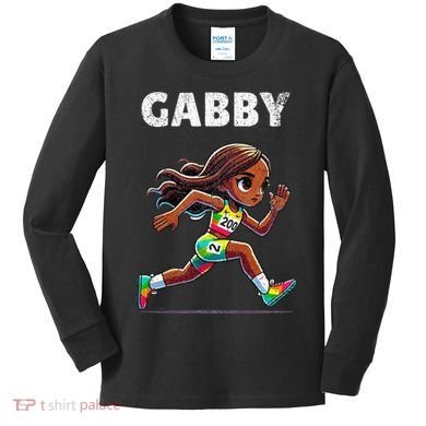 Gabby Running 200 Meter Kids Long Sleeve Shirt