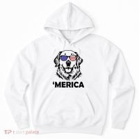 Golden Retriever 4th Of July Merica Hoodie thumb 0