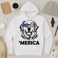 Golden Retriever 4th Of July Merica Hoodie thumb 3