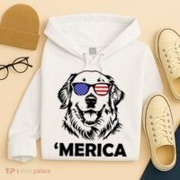 Golden Retriever 4th Of July Merica Hoodie thumb 4