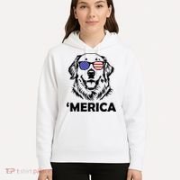 Golden Retriever 4th Of July Merica Hoodie thumb 5