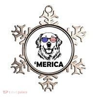 Golden Retriever 4th Of July Merica Ornament thumb 0