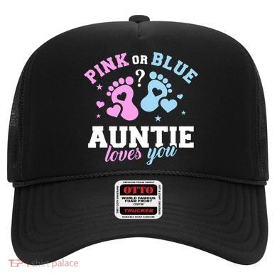 Gender Reveal Auntie Aunt TShirt Hat